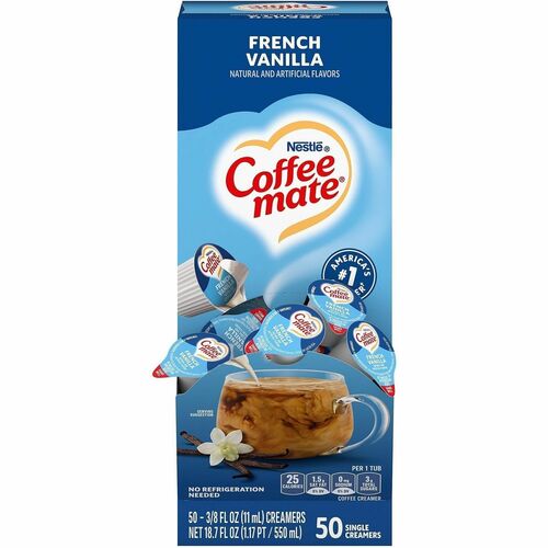Creamer, Liquid, Coffeemate, Vanilla 50/BX