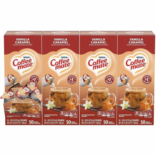 Creamer, Vanilla Caramel, 50/BX 4/CT
