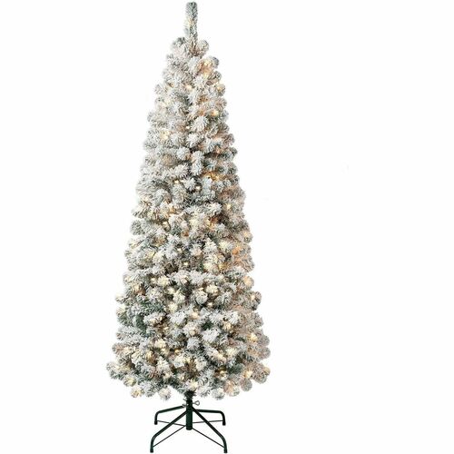 Tree, Acacia, Flocked, Weatherproof Cover, 6 Foot