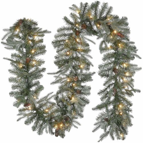 Garland, Frost Arctic, WC, 9 Foot