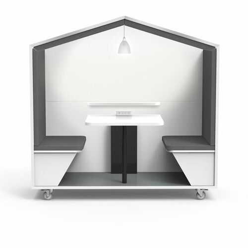 Nook Huddle, 2 Person Pod, White