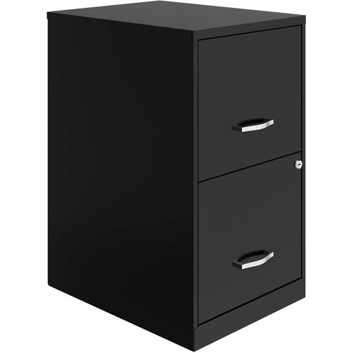 File, Vertical, 2 Drawer, 18", Black