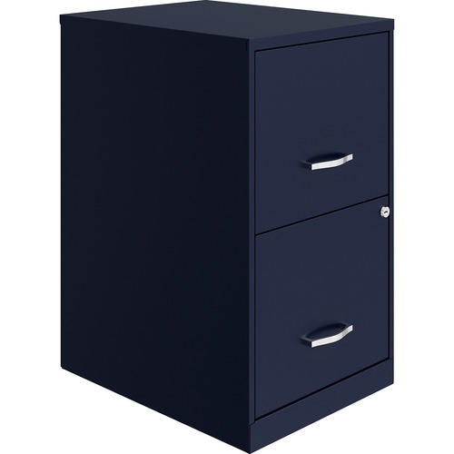 File, Vertical, 2 Drawer, 18", Navy