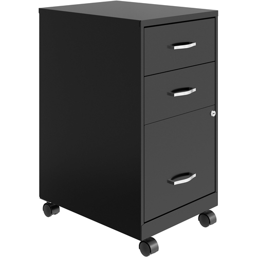 File Vertical Mobile Box Box File, 18", Black