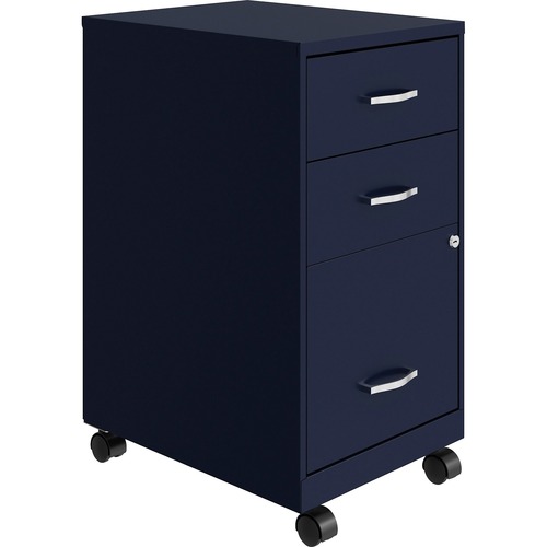 File, Vertical, Mobile, Blue-Black File, 18", Navy