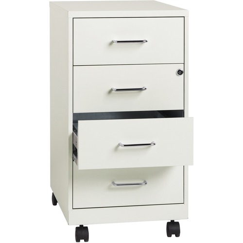 File Organizer Vertical 4 Drawer White