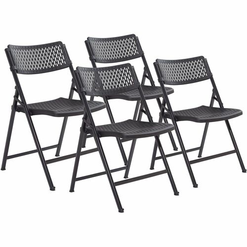 Chair, Fold, Airflex, Black 4/CT