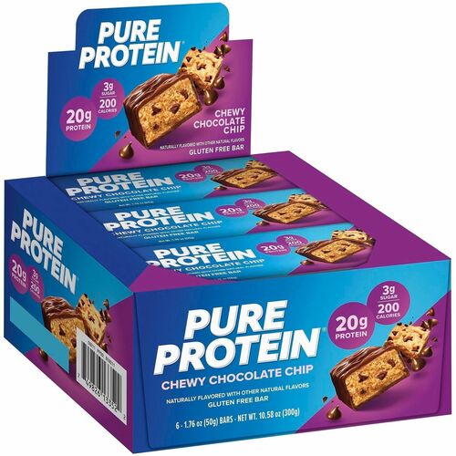 Pure Chewy Choc Chip 6/BX