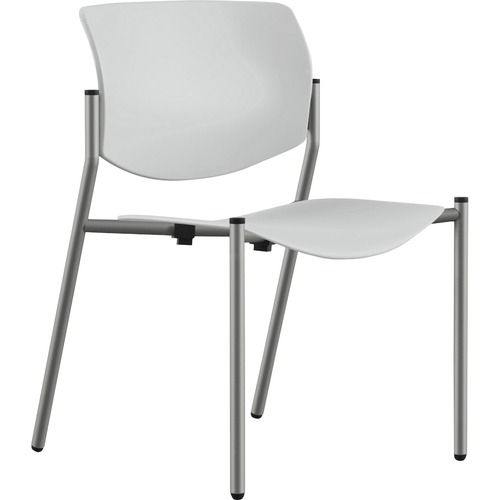 Stack Chair, Armless, 22"x25"x33", WE Plastic/SR Frame