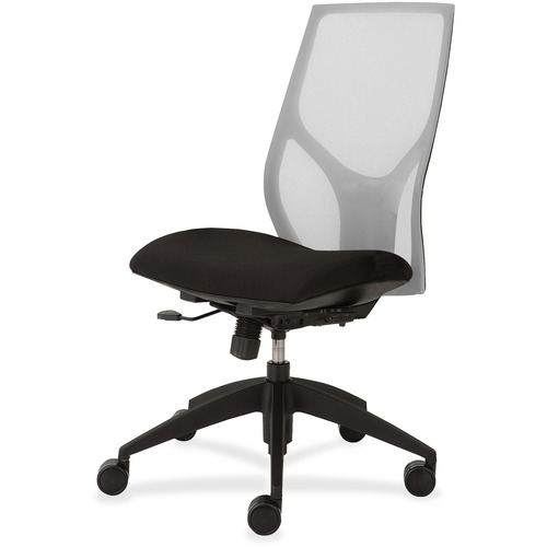 Task Chair, Simple Synchro, Armless, 25" x 26" x 39"-46", WE/Onyx