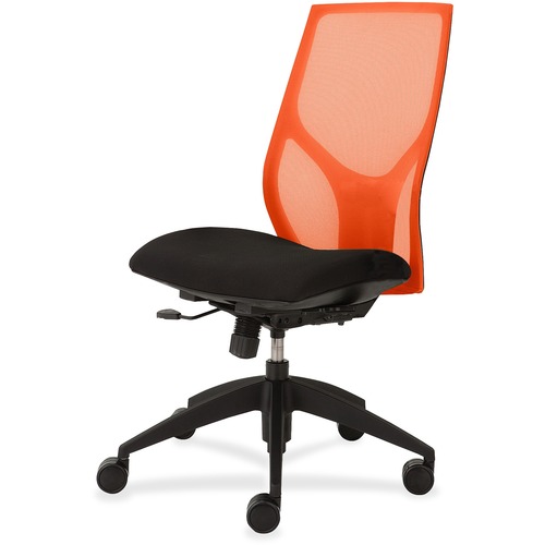Task Chair, Simple Synchro, Armless, 25" x 26" x 39"-46", OE/Onyx