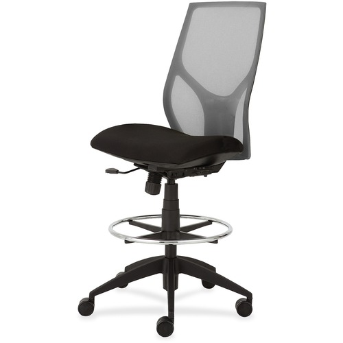 Low Stool With Black Seat, Armrest
