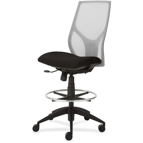 Midback Stool, Synchro, Armless, 25" x 26" x 45"-55-1/2", WE/ON