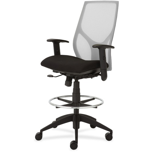 Low Stool With Black Seat, Adj