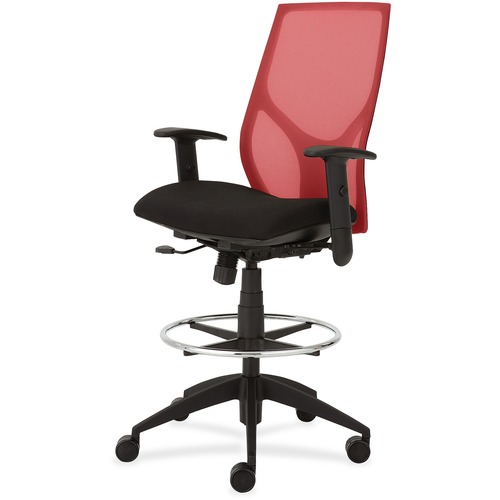 Low Stool With Black Seat, Adj