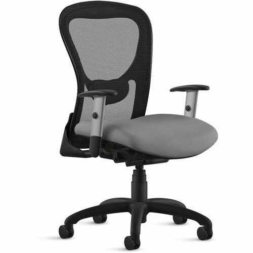 Chair, Synchro, Mesh Back/Fabric Seat, 26-1/2"x26-1/2"x44", Cloud