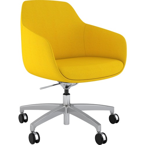 Lounge Chair, Tilt, 25" x 25" x 33" - 37-1/2", CloudFab/Plushed Base