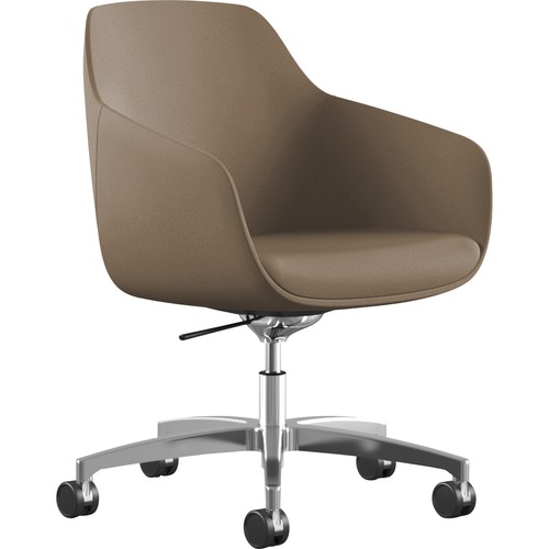 Lounge Chair, Tilt, 25" x 25" x 33" - 37-1/2", LA Fabric/Polished Base