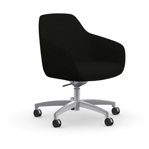 Lounge Chair, Tilt, 25" x 25" x 33"37-1/2", On Fabric/Plushed Base