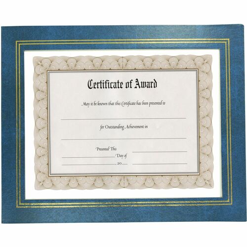 Frame, Leatherette, 8.5x11, Beige 2/PK
