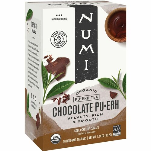 Tea, Chocolate Puerh, Numi 16/BX