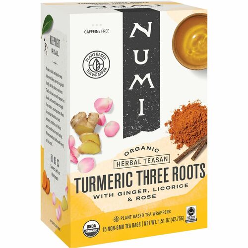 Tea, Turmeric, Three Roots 12/BX