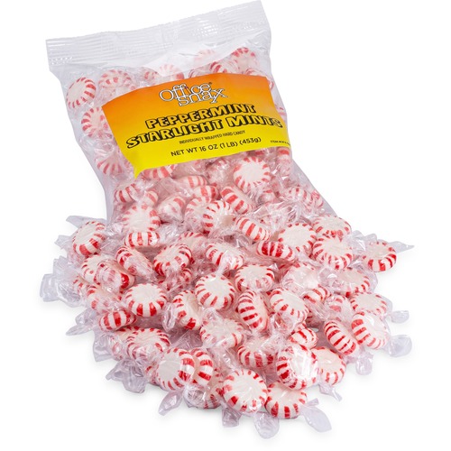 Candy, Striped Peppermint, 16 Ounce