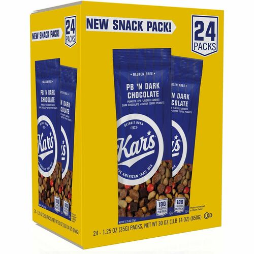 Trail Mix, Peanut Butter/Chocolate, 1.25 oz 24/BX