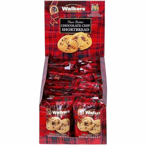 Cookies, Chocolate Chip, Round, Walkers 20/BX