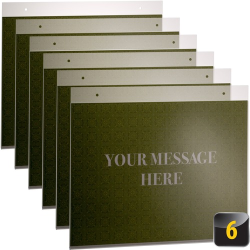 Sign Holder, Horizontal, Wall 6/BX