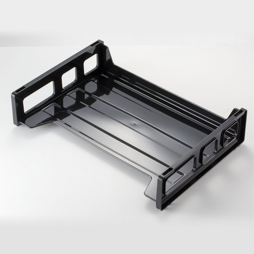 Tray, Letter, Recycled, Black