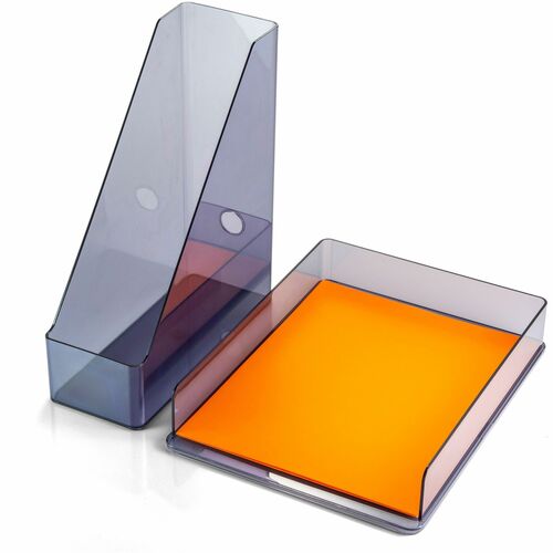 Set, Desk, 2 Piece, Recycle, Gray