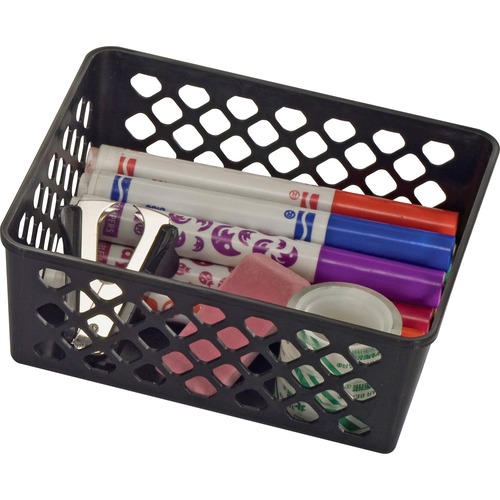 Basket, Recycle, Medium, Black 3/PK