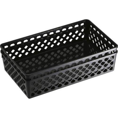 Basket, Recycle, Large, Black 2/PK
