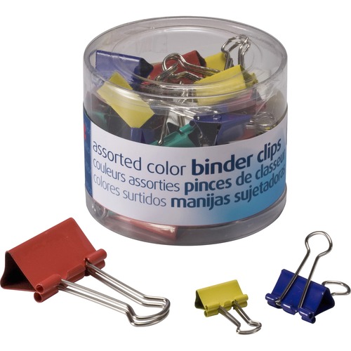 Binder Clips, Mini/Small/Medium, Assorted 30/PK