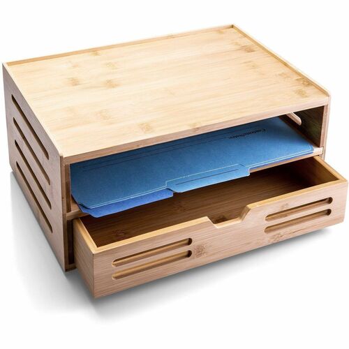 Organizer, Desk, Drawer, Bamboo