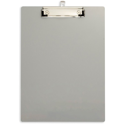 Clip Board, Magnet, Aluminum, Gray