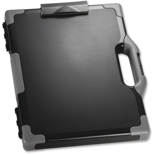 Carry-All Clipboard Box, 13" W x 2" D x 15-1/2" H, Gray