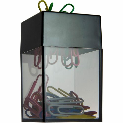 Clip Dispenser, Magnetic, Smoke/Black