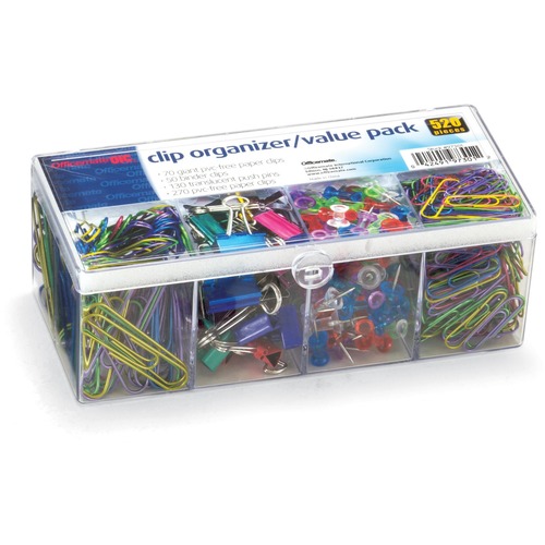 Clips, Organizer, Assorted 520/PK