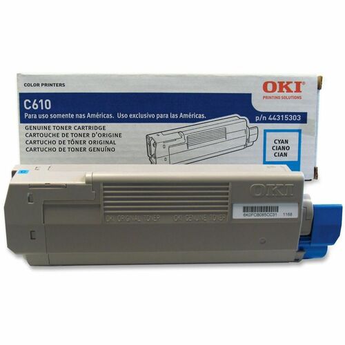 Cartridge, Toner, C610 Series, 6K, Cyan