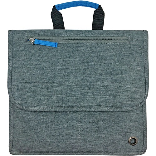 Bag, 11-3/4" x 4/5" x 18-1/10", Charcoal/Cobalt