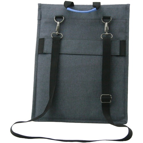 Storage Bag, Slim Line, For 15" Laptop, Charcoal/Cobalt