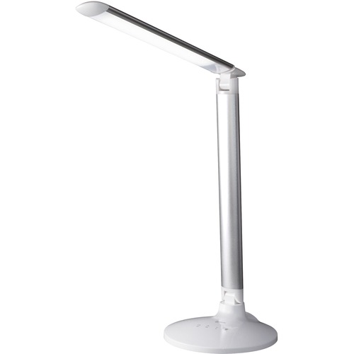 Lamp, Voice Command, LED, 7-1/2" Dia Base, 17-3/4"-29" H
