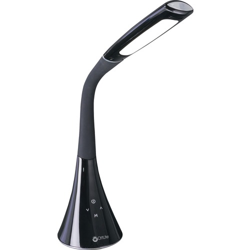 Lamp, ClearSun LED, With USB Port, 20" H, Black