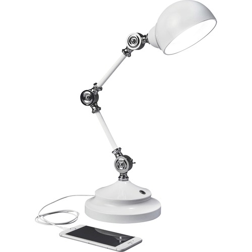 Lamp, Round Diffuser, ClearSun LED, 400 Lumen, 6.12" x 6.5" - 15.5", WE