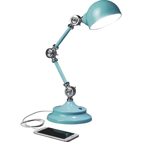 Lamp, Round Diffuser, ClearSun LED, 400 Lumen, 6.12" x 6.5" - 15.5", TQ