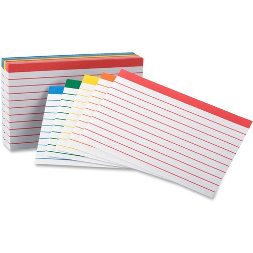 Card, Index, 3x5, Color Coded 100/PK