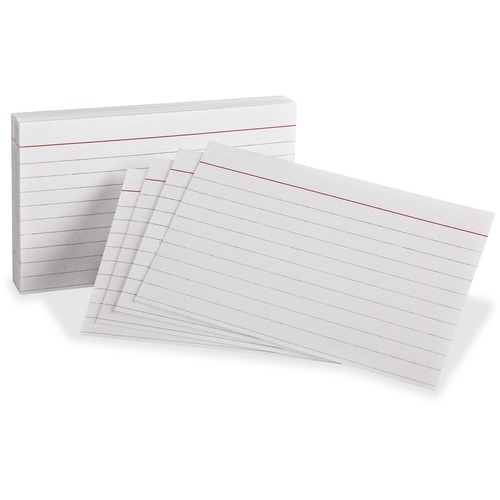 Card, Index, Ruled, 3x5, White 300/PK