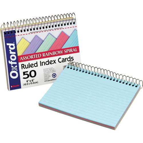 Card, Spiral Index 4x6